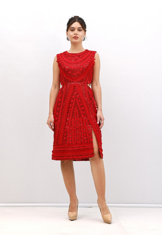 SAHA Sequinned Shift Dress