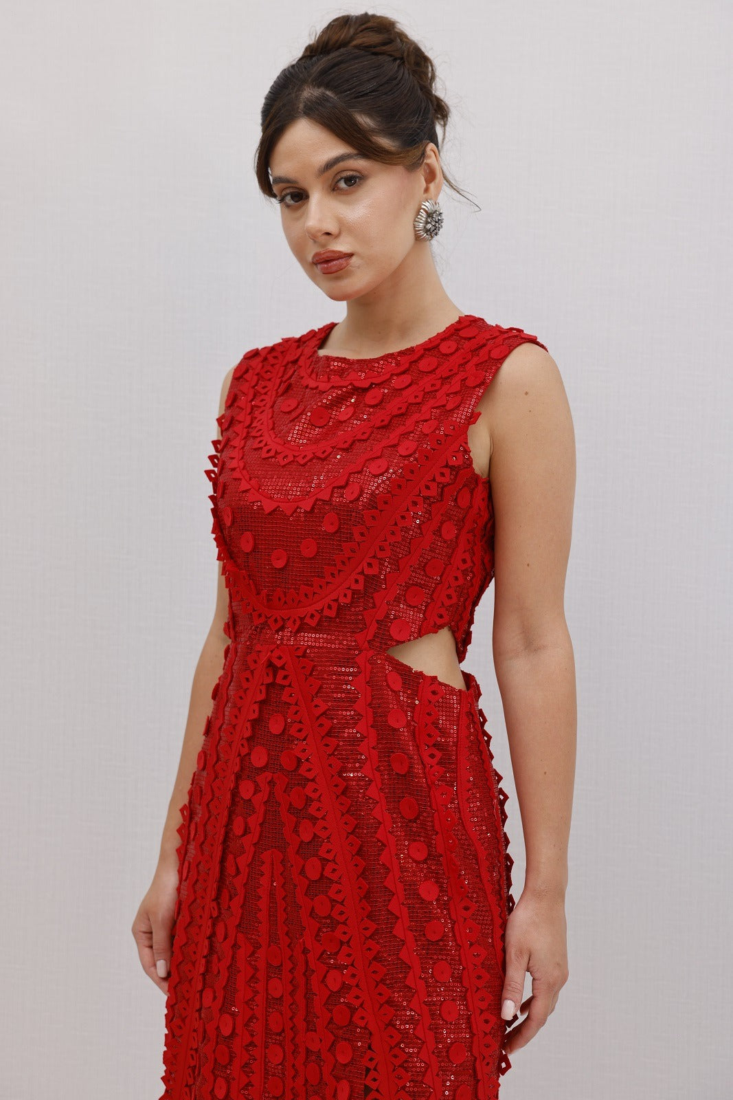 SAHA Sequinned Shift Dress