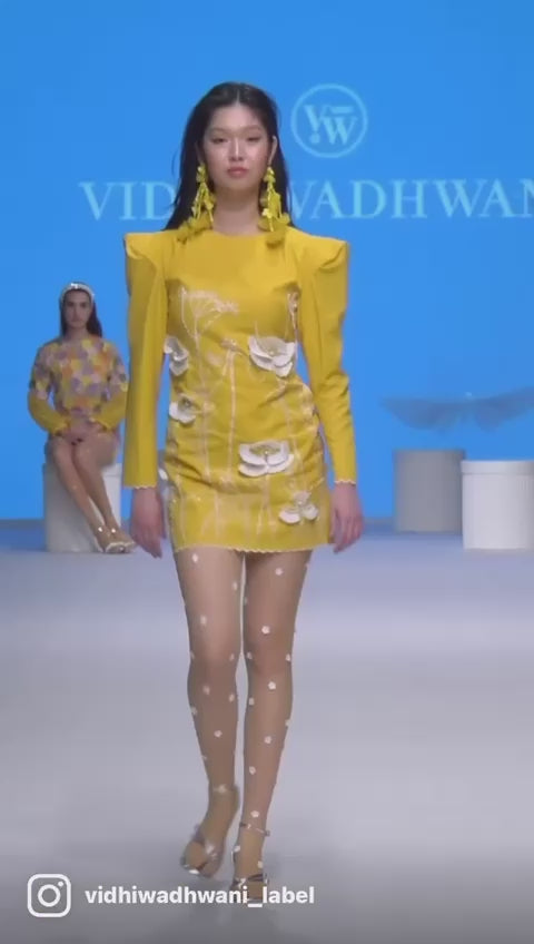 DIVA appliqué dress