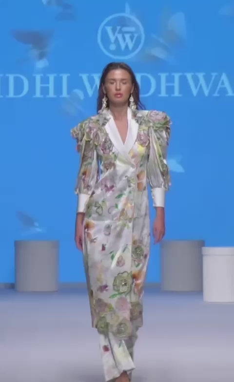 VENUS Printed Blazer And Pants