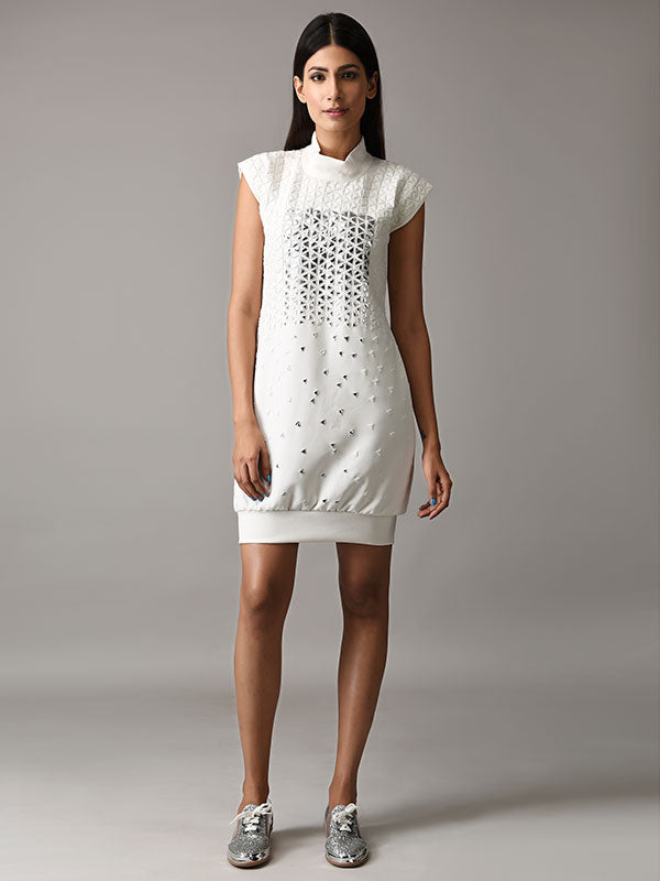 SPORT Metallic-Applique Shift Dress