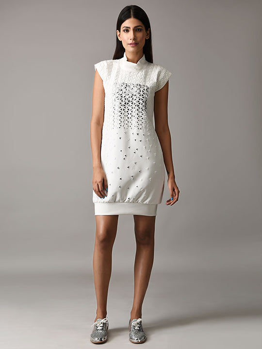 SPORT Metallic-Applique Shift Dress