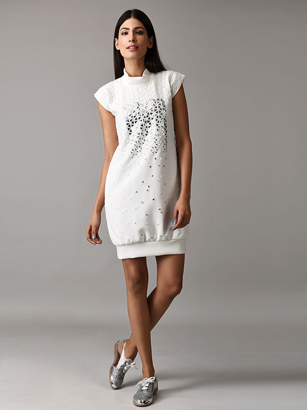 SPORT Metallic-Applique Shift Dress