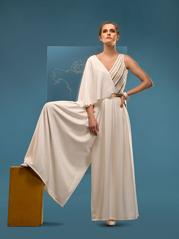 BELLA Pleated Jumpsuit