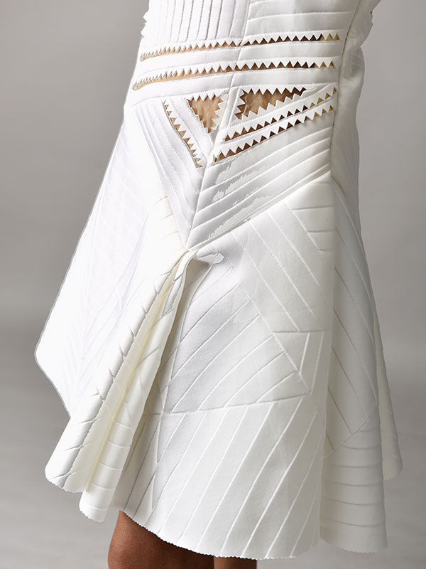 TRG Structured Dress W/Cutwork