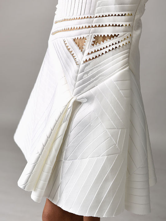 TRG Structured Dress W/Cutwork