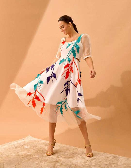 MADRID Appliqué Dress