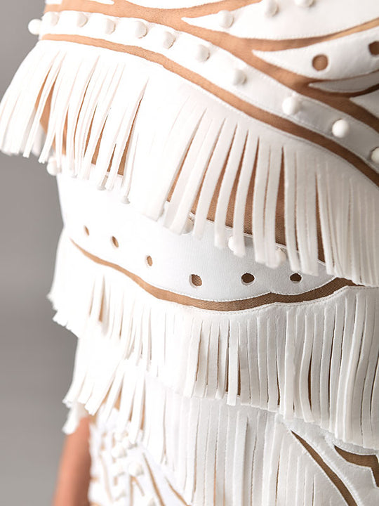 FRG Handcrafted Cutwork Dress