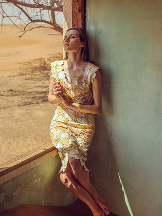 MAPLE Handcrafted Top And Skirt Set