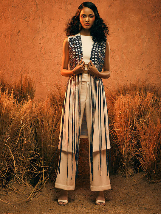 FRINGE-TEXTURED Co-Ord Set