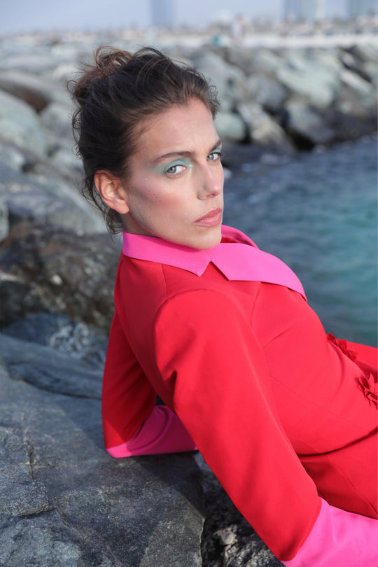 BIANCA Red Pantsuit
