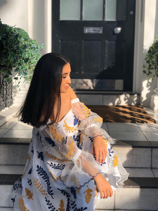 MOHA Organza Off Shoulder Dress