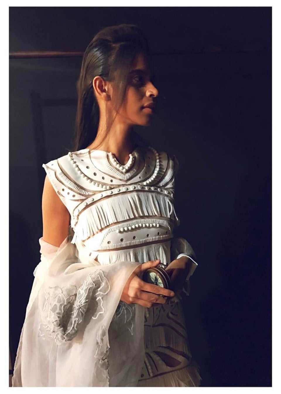 FRG Handcrafted Cutwork Dress
