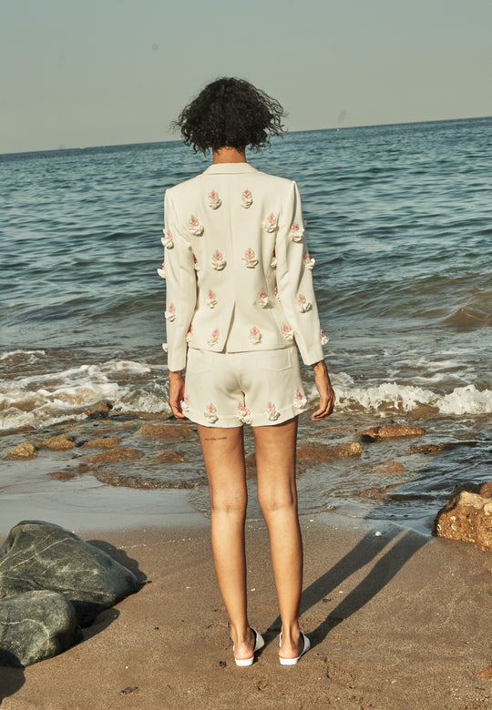 FLEUR Embellished Short-Suit
