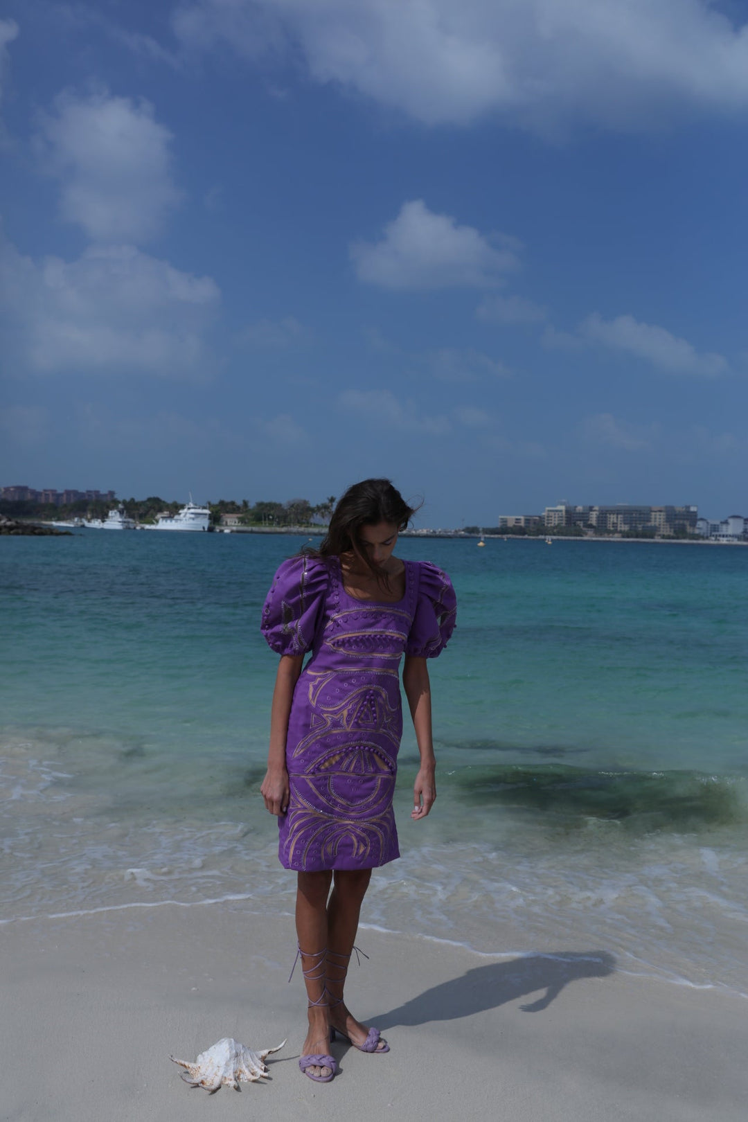 AZTEC Cutwork Dress