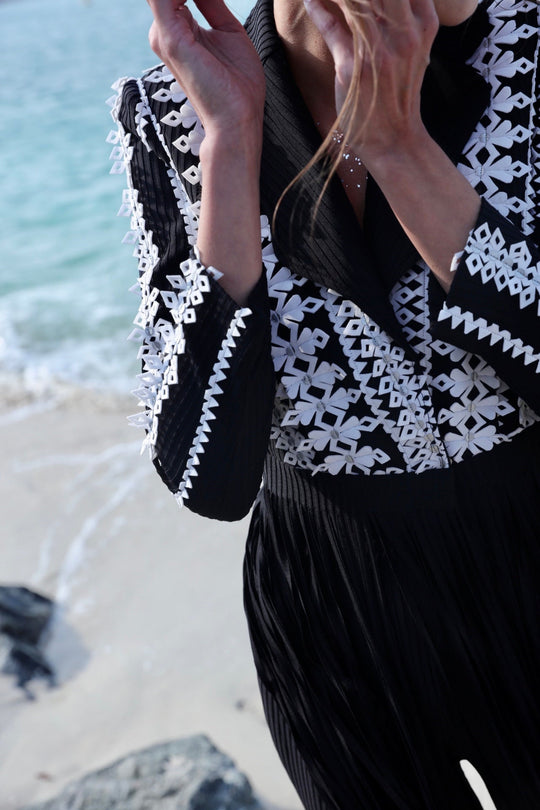 NOIR Fringe Suit