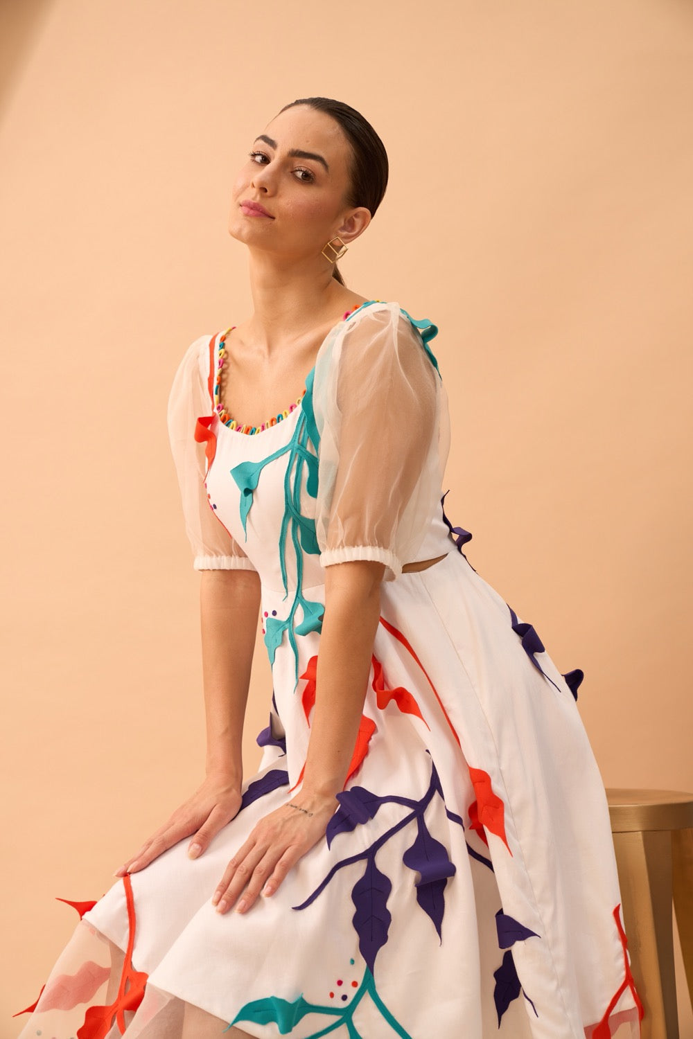 MADRID Appliqué Dress
