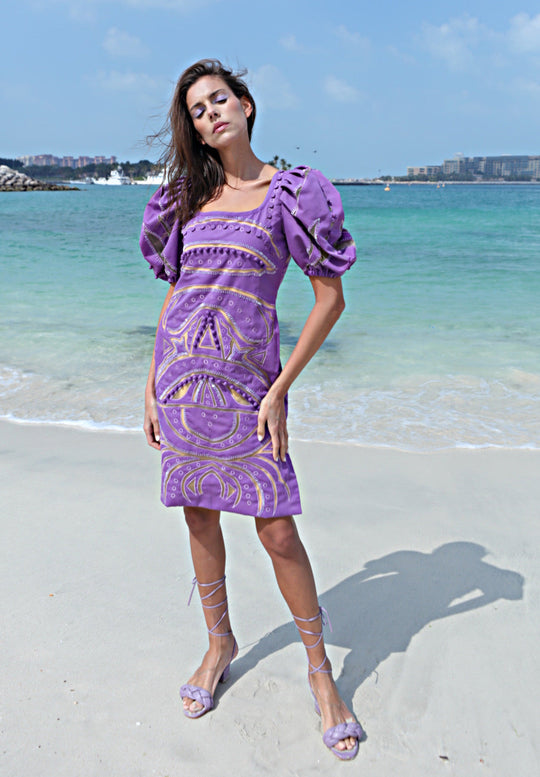 AZTEC Cutwork Dress