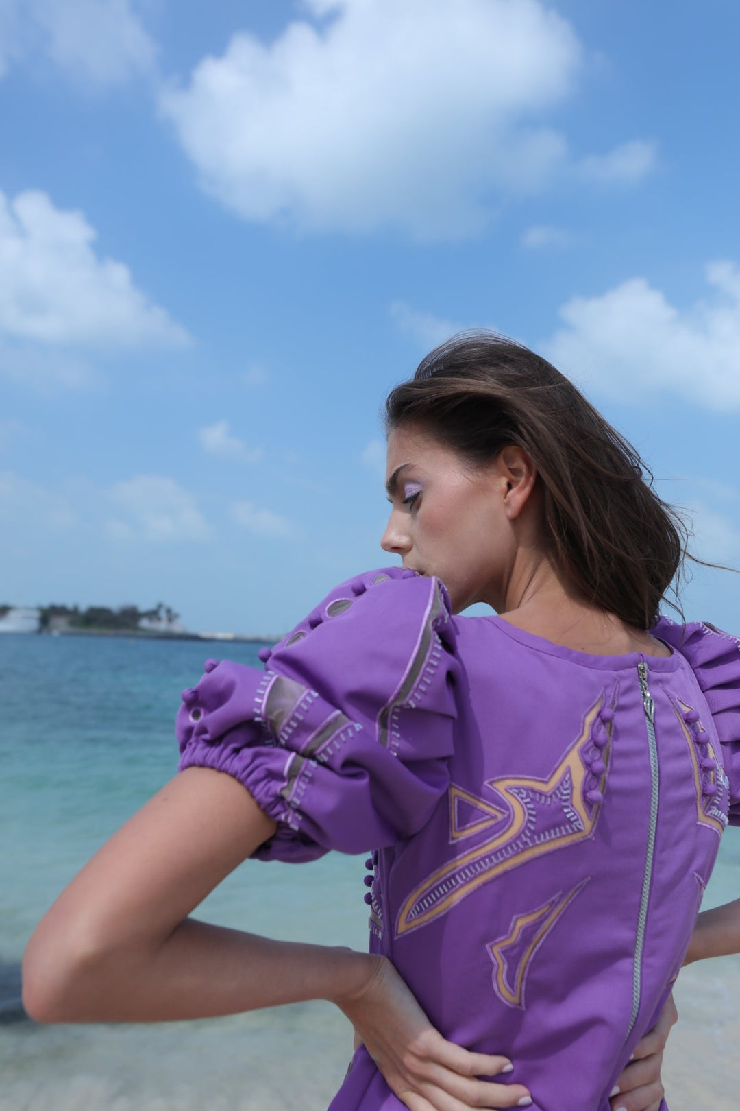 AZTEC Cutwork Dress