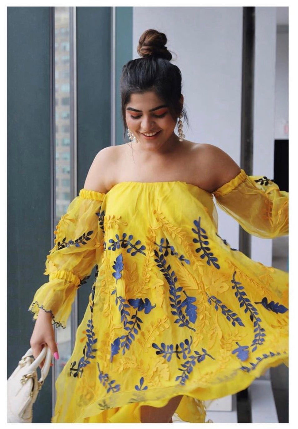 MOHA Organza Off Shoulder Dress