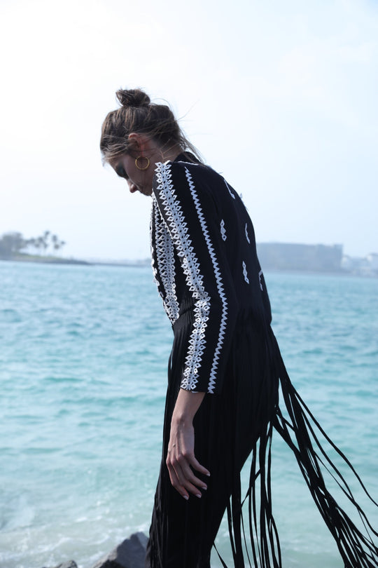 NOIR Fringe Suit