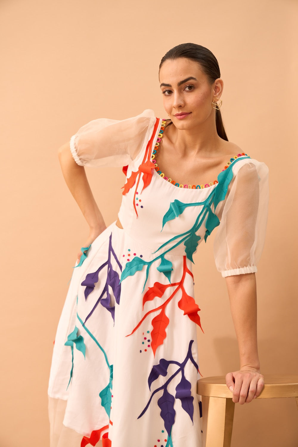 MADRID Appliqué Dress