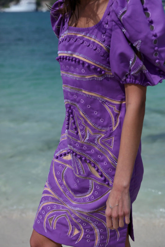 AZTEC Cutwork Dress