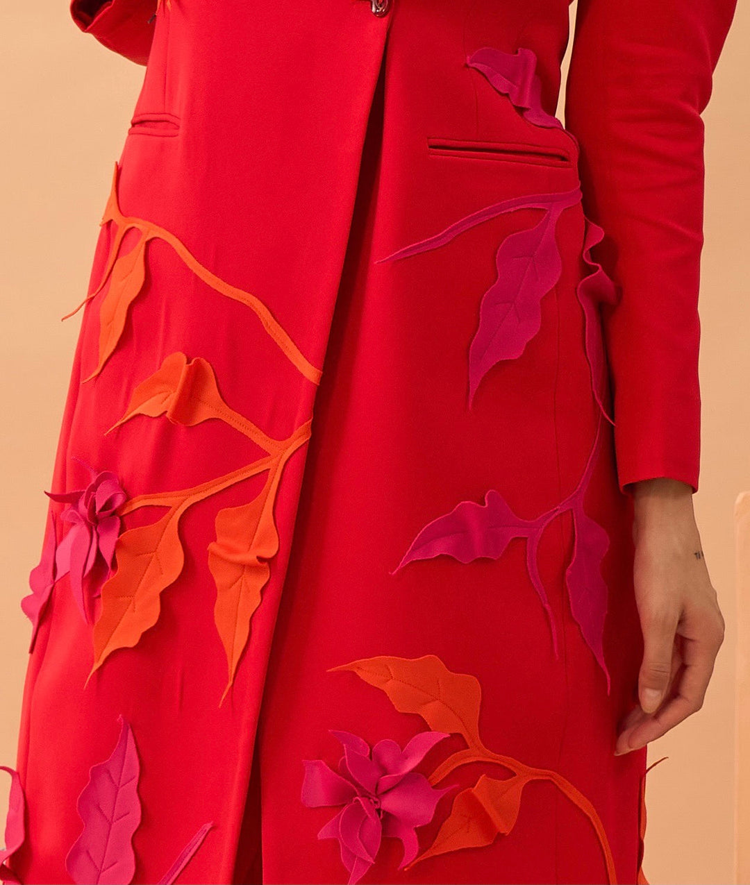 NAIRA Appliqué Blazer Suit