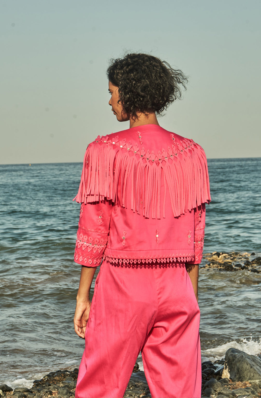 JAIPUR(P) Geometric-Appliqué Co-Ord Set