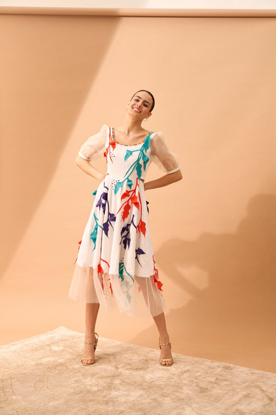 MADRID Appliqué Dress