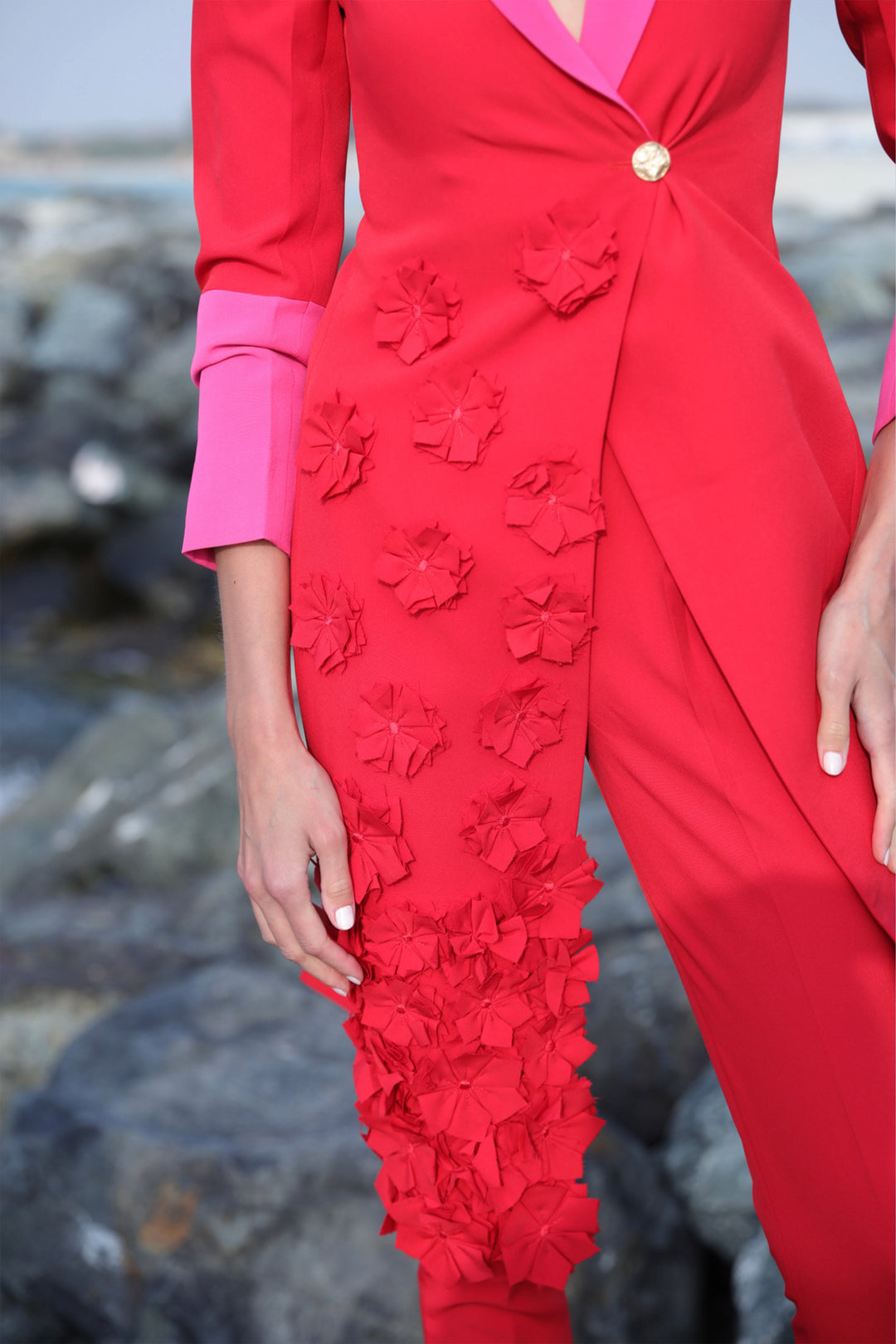 BIANCA Red Pantsuit