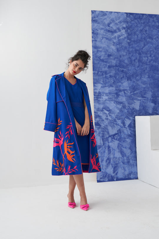 BLAZE Applique Jacket and Dress Set