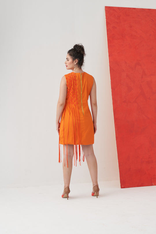 CITRUS Fringe Dress
