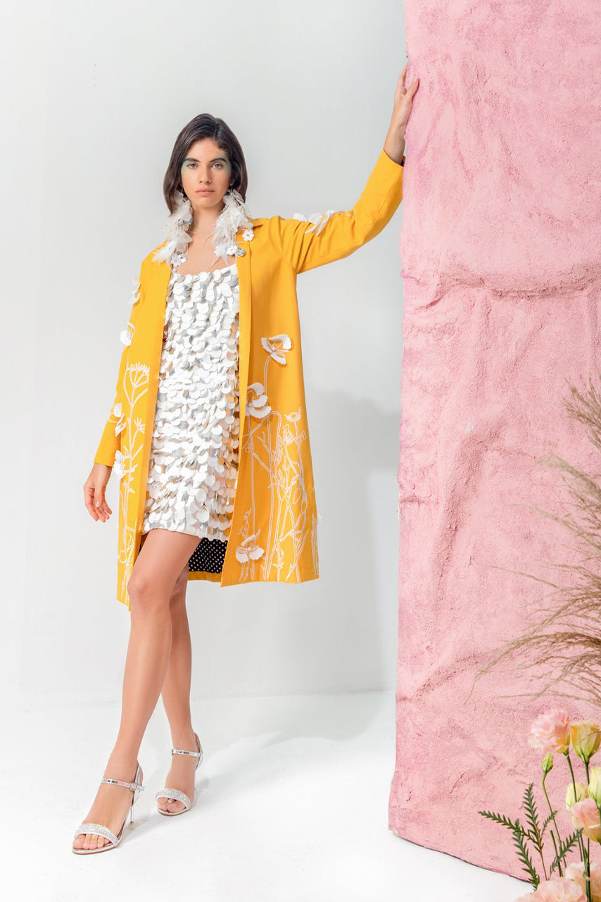 MIRA Embroidered Trench