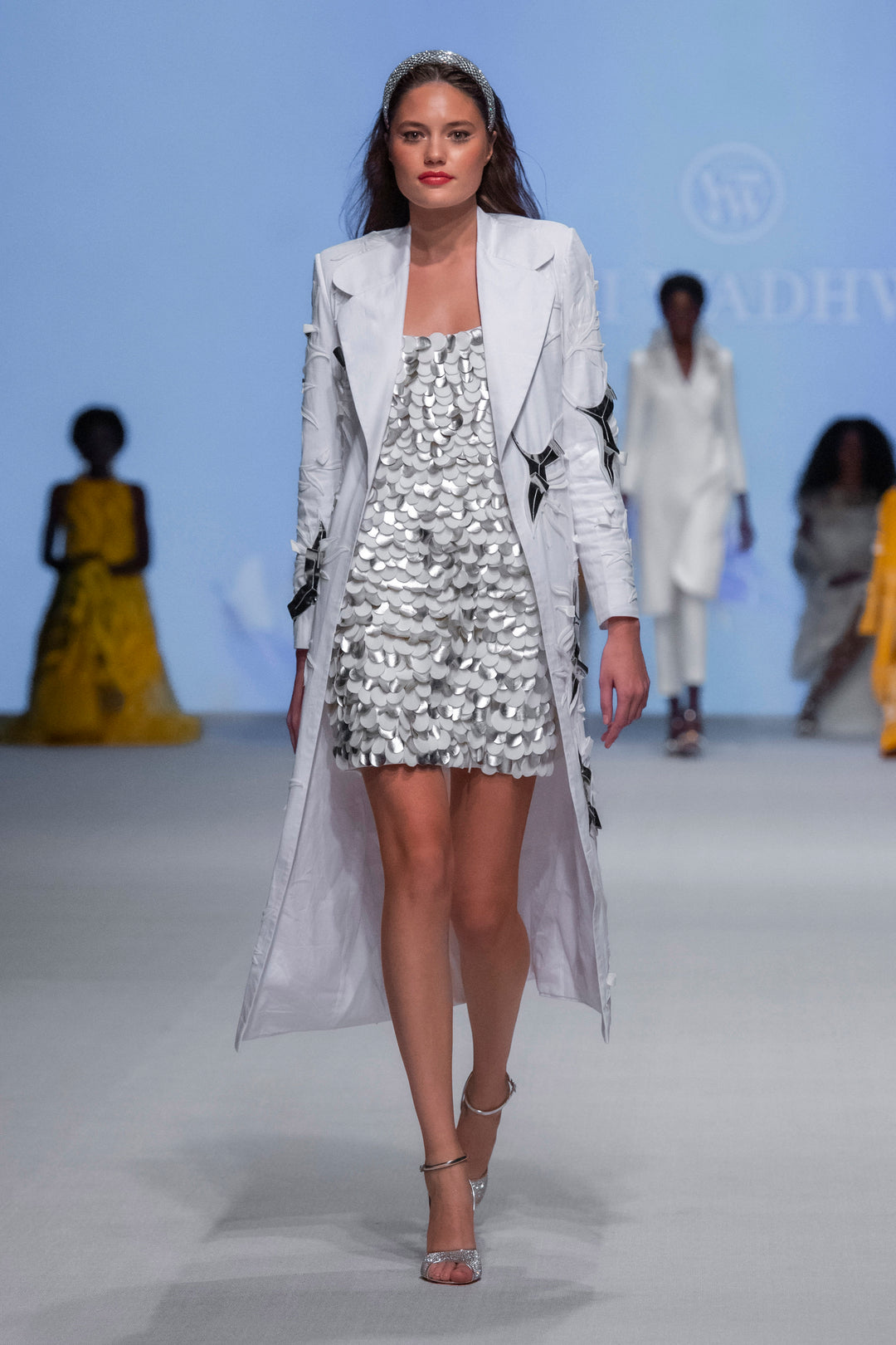 HAWAI Blazer With 3D Botanical Applique