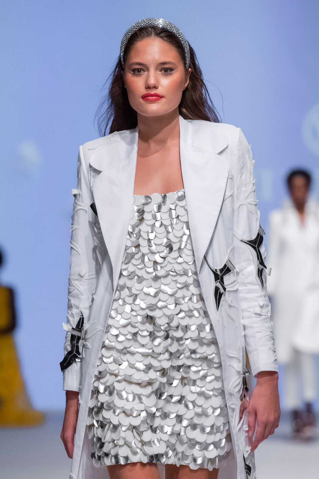 HAWAI Blazer With 3D Botanical Applique