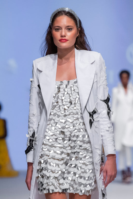 HAWAI Blazer With 3D Botanical Applique