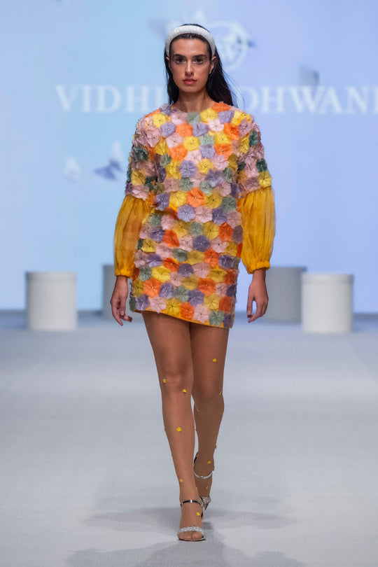 LOPA Floral Applique Dress