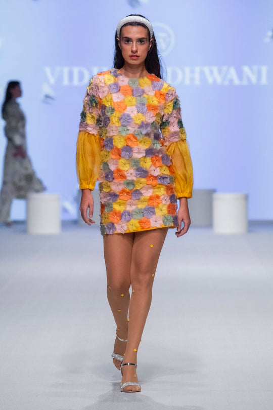 LOPA Floral Applique Dress