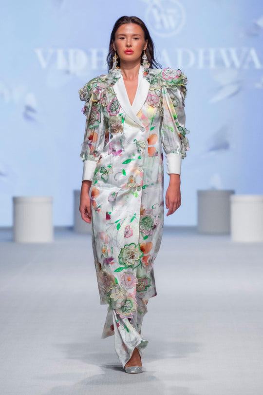 VENUS Printed Blazer And Pants