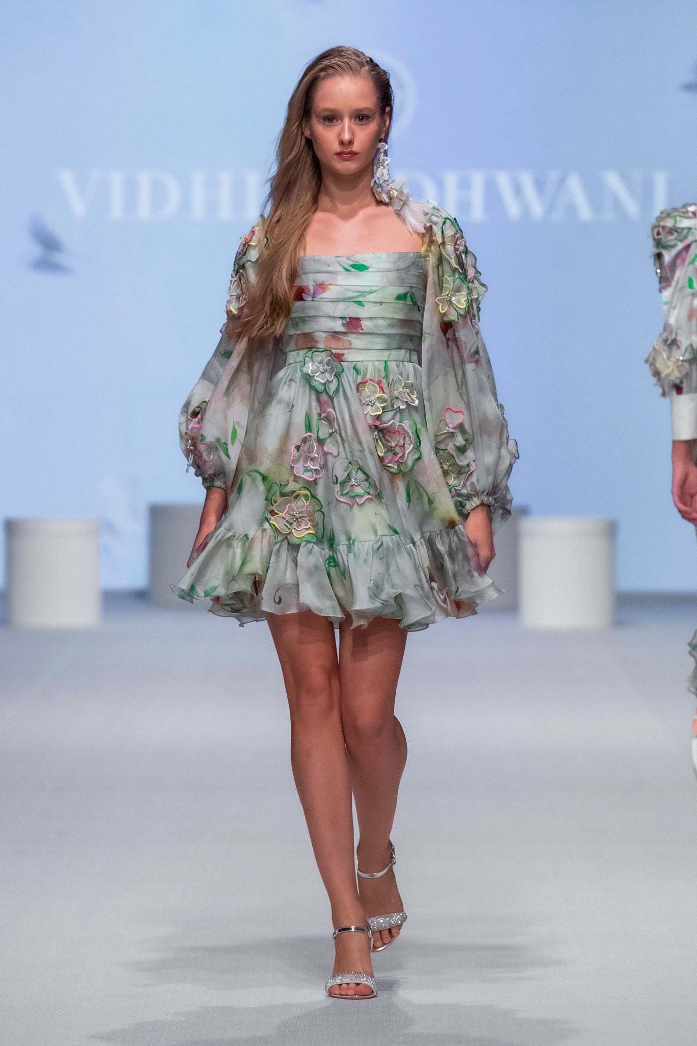 VINI botanical-print dress