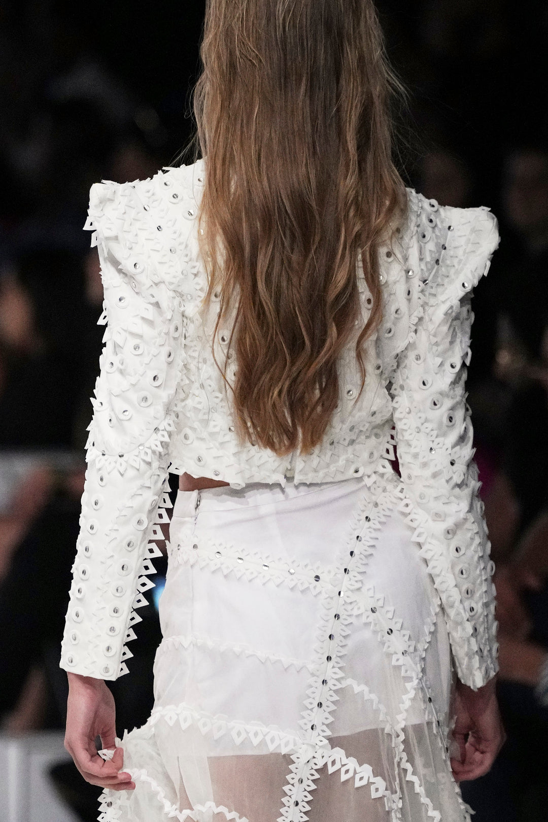 YAYA structured top and skirt