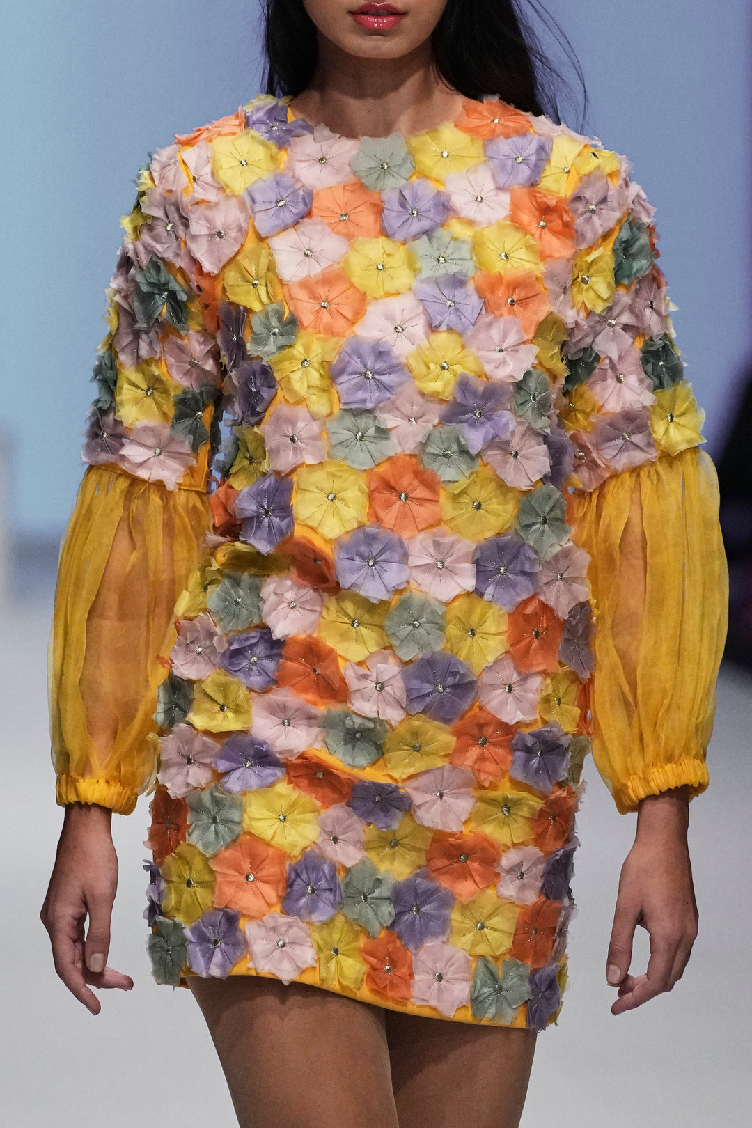 LOPA Floral Applique Dress