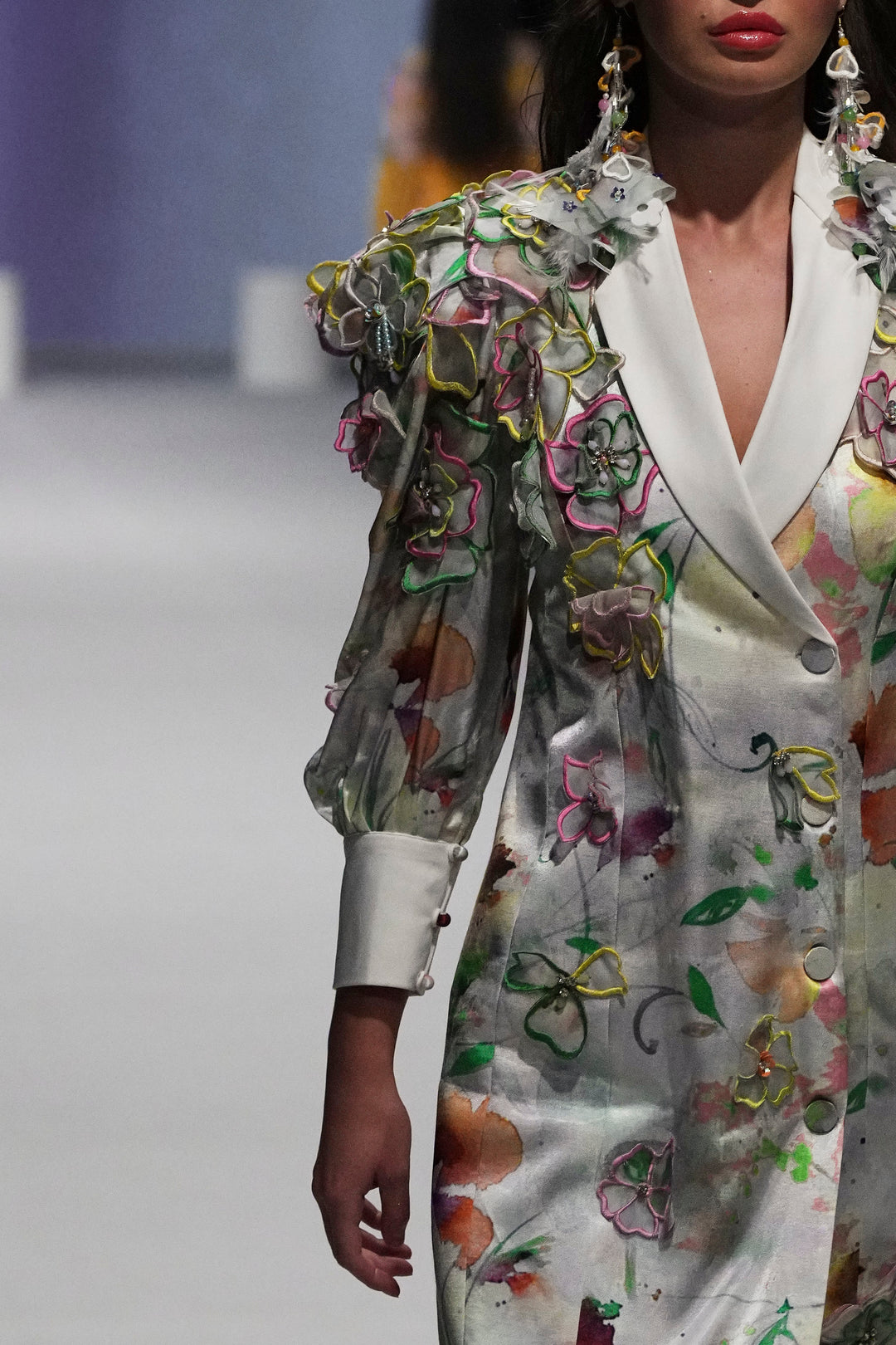 VENUS Printed Blazer And Pants