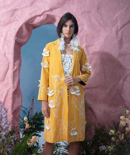 MIRA Embroidered Trench