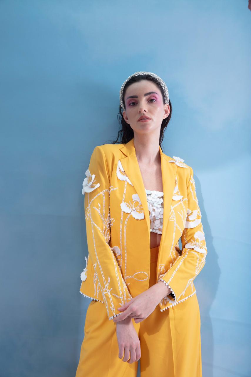 GOJI Embroidered pantsuit