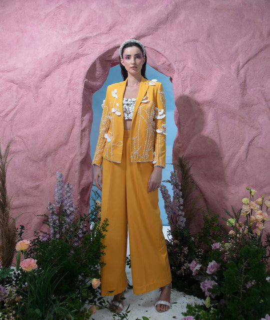 GOJI Embroidered pantsuit