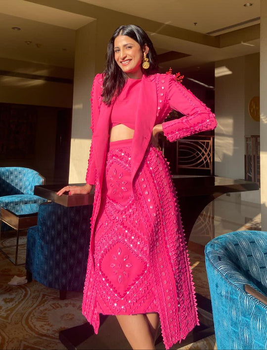 COYA Blazer and skirt Set