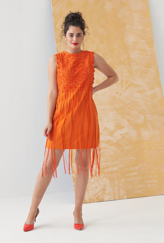 CITRUS Fringe Dress